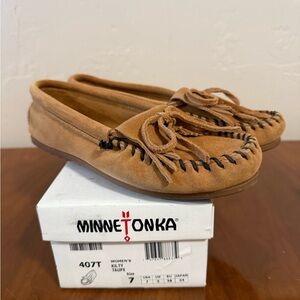 Minnetonka Kilty Mocs size 7 NIB
